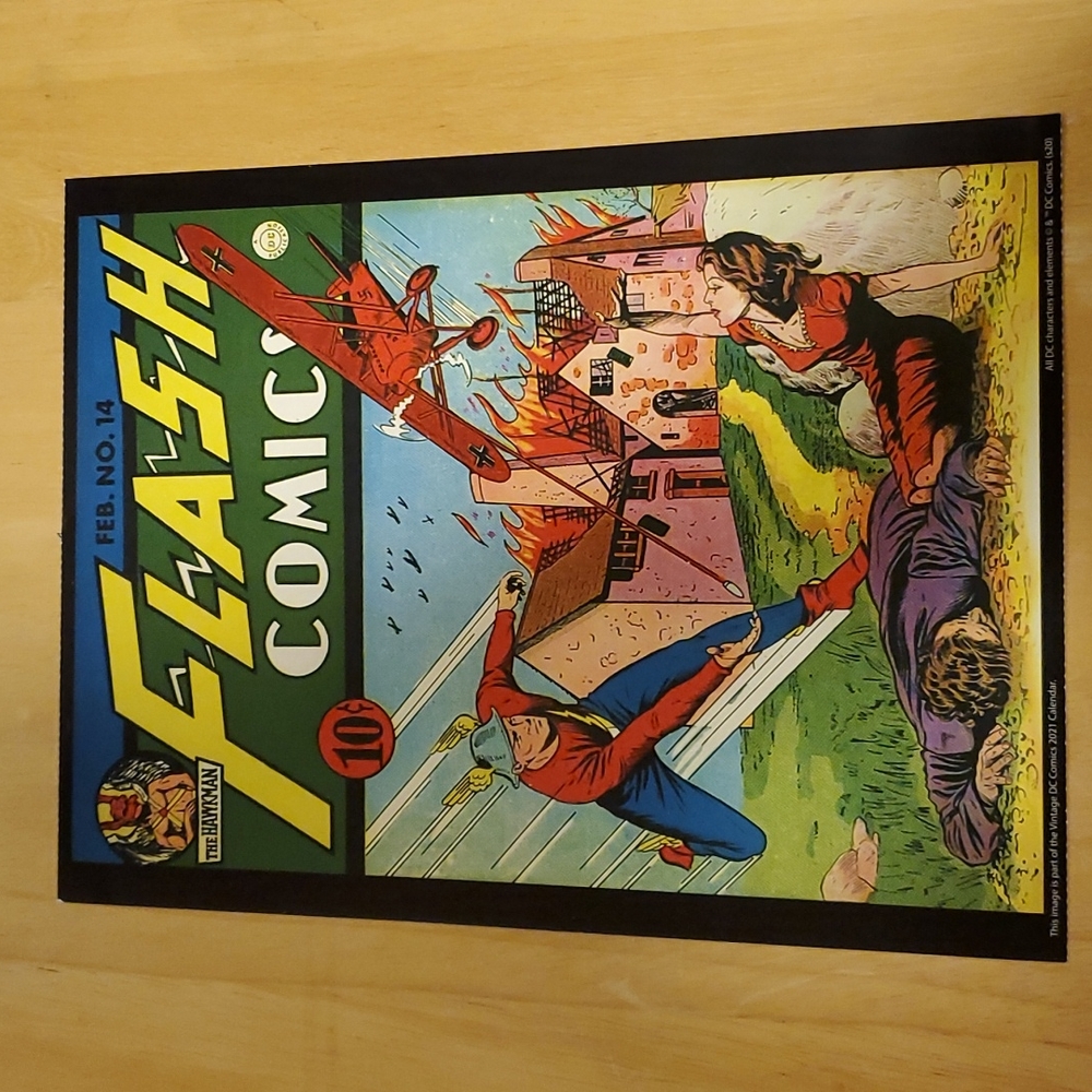 DC Flash Comics # 14 Cover Poster
